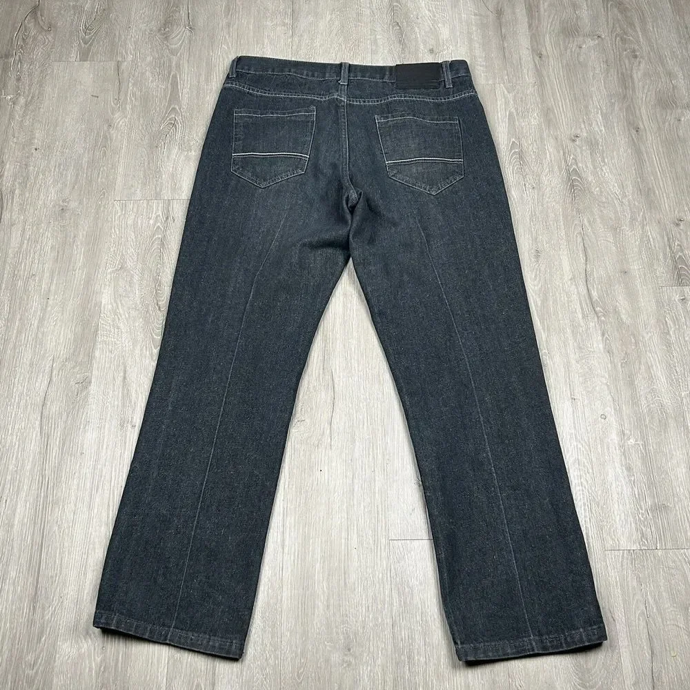 SOUTHPOLE Jeans Mens 36 x 32 Y2K Relaxed‎ Loose Fit Dark Wash Denim Baggy